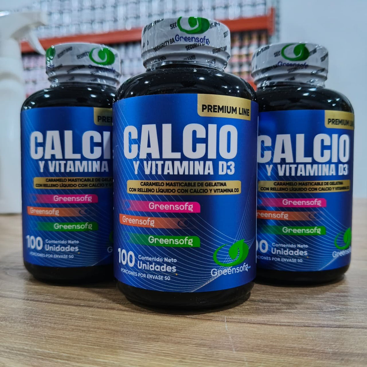 CALCIO + VITAMINA D3 CON INVIMA X 3UND