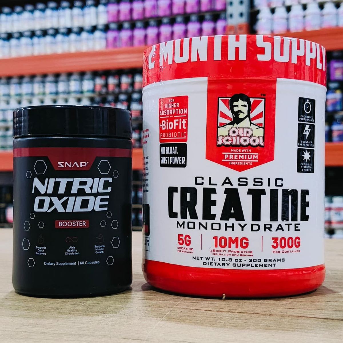 CREATINA HOMBRE + NITRIC 60 CAPS