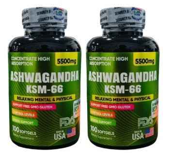* Ashwagandha original KSM66 X 2 UND