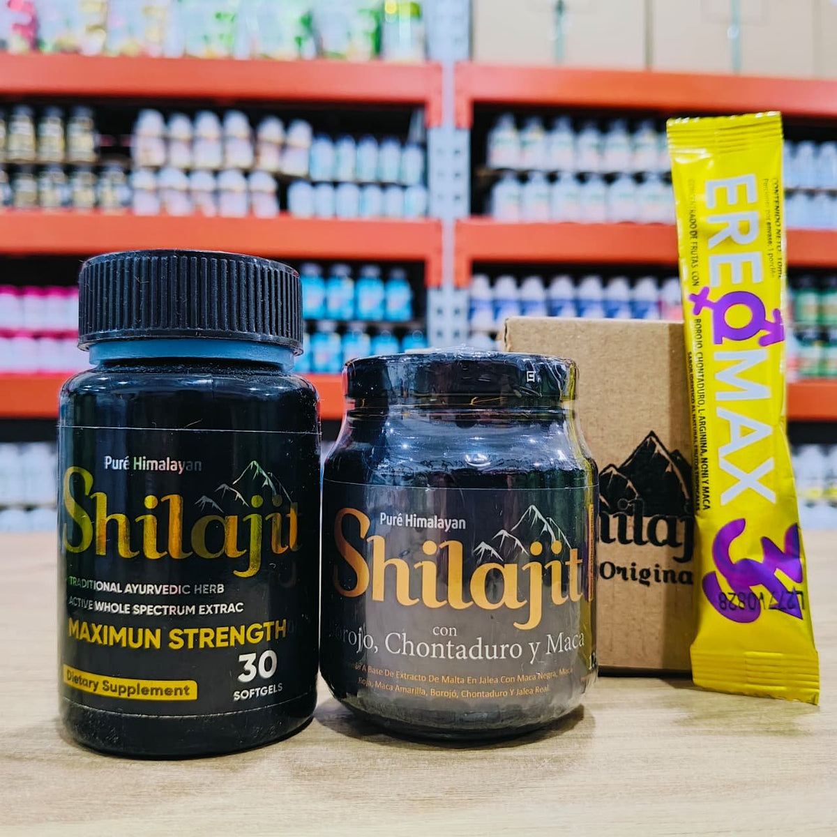 Combo Shilajit 1 jalea +1 frasco sofg