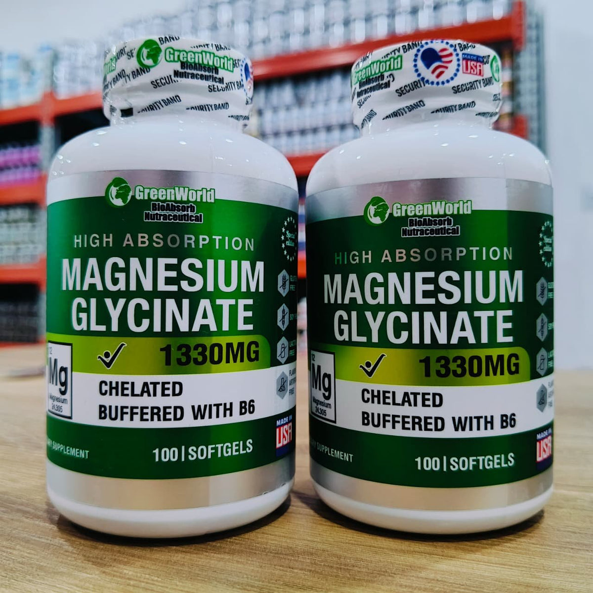 GLYCINATE MAGNESIUM GREENWORLD x2