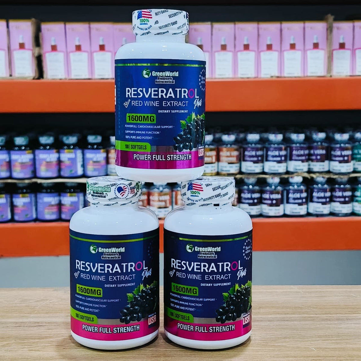 combo resveratrol greenworld x3