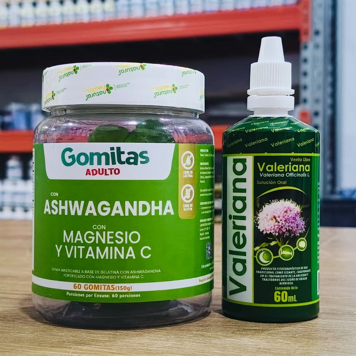 GOTAS VALERIANA + GOMAS ASHWAGANDHA