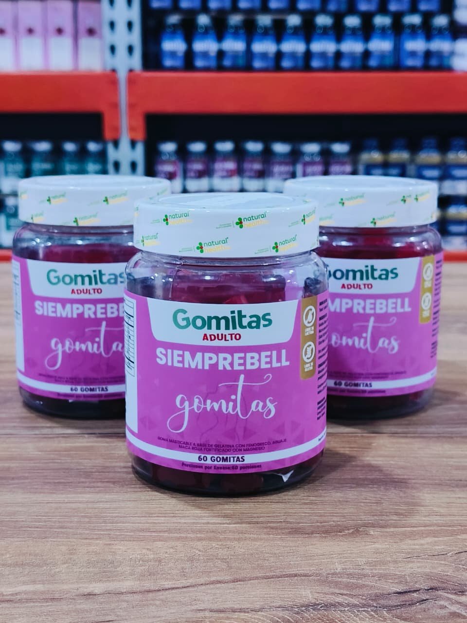 GOMITAS SIEMPREBELL ADULTO X 3 UND
