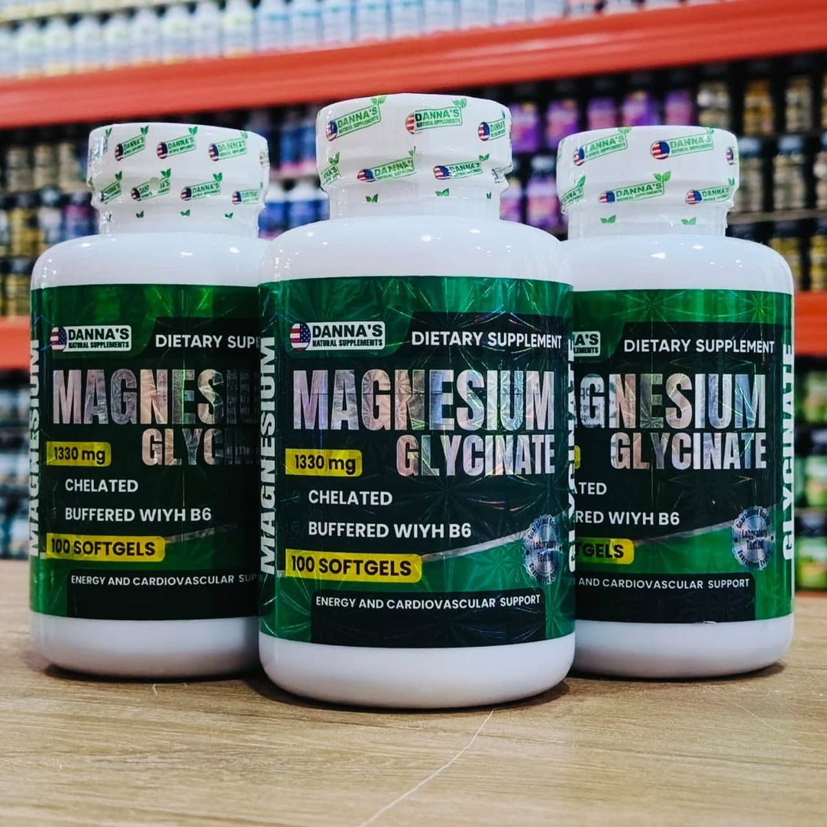 GLYCINATE MAGNESIUM X 3 UND