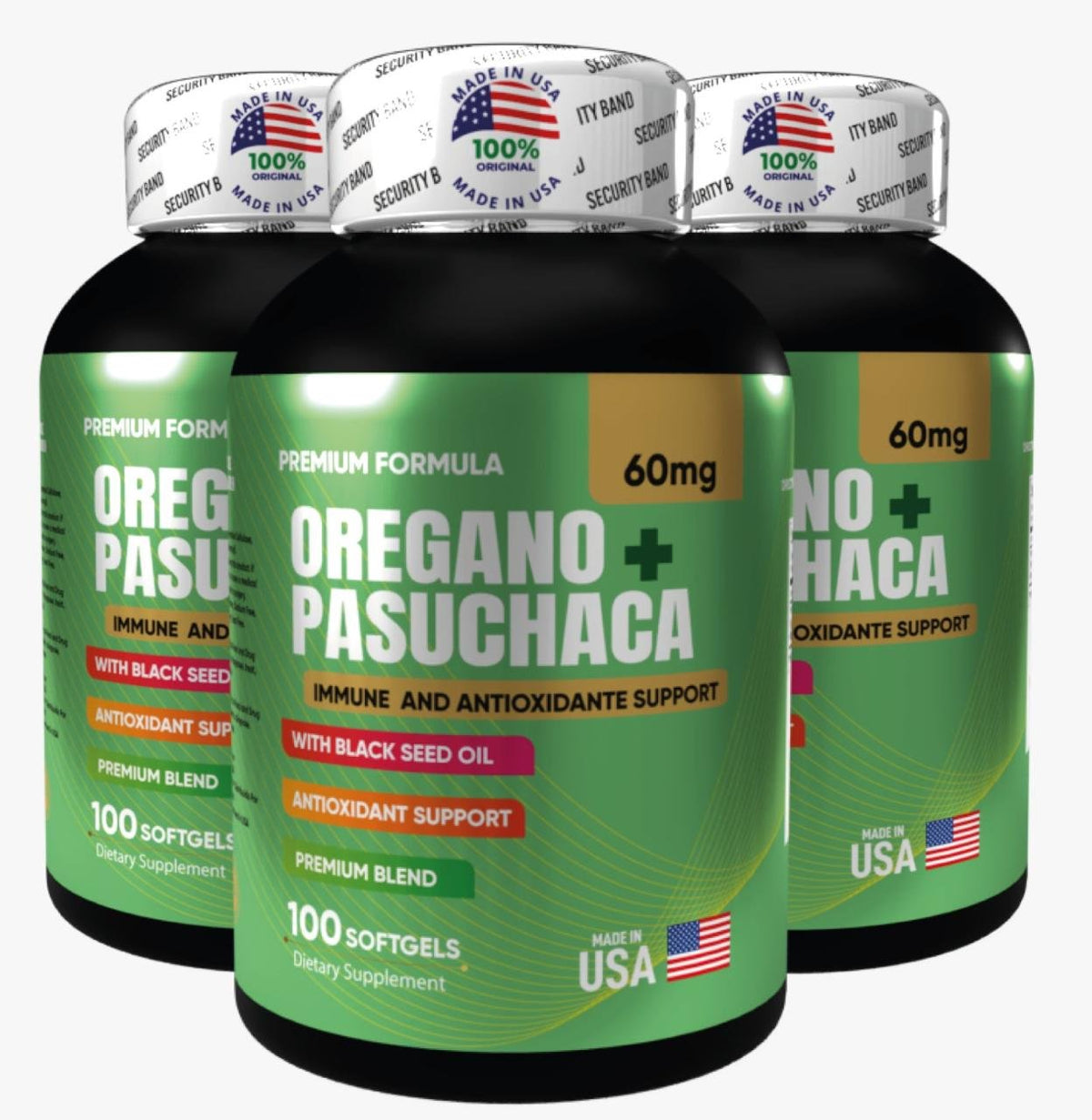 OREGANO + PASUCHACA AMERICANO X 3UND