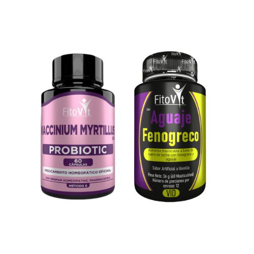 PROBIOTICOS CAPSULAS Y AGUAJE Y FENOGRECO